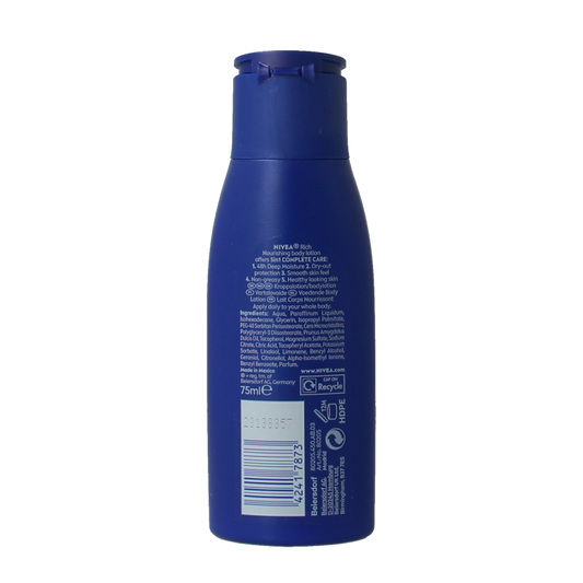 Nivea Bodymilk verzorgend 75 Milliliter