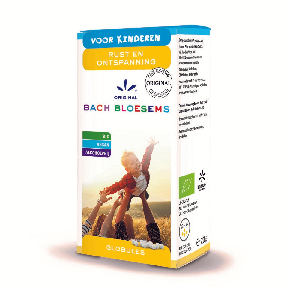 Bach Bloesem Bach bloesems parels kind rust/ontspanning bio  20 Gram