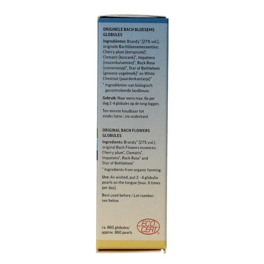 Bach Bloesem Globule parels nr. 39 nacht bio  20 Gram