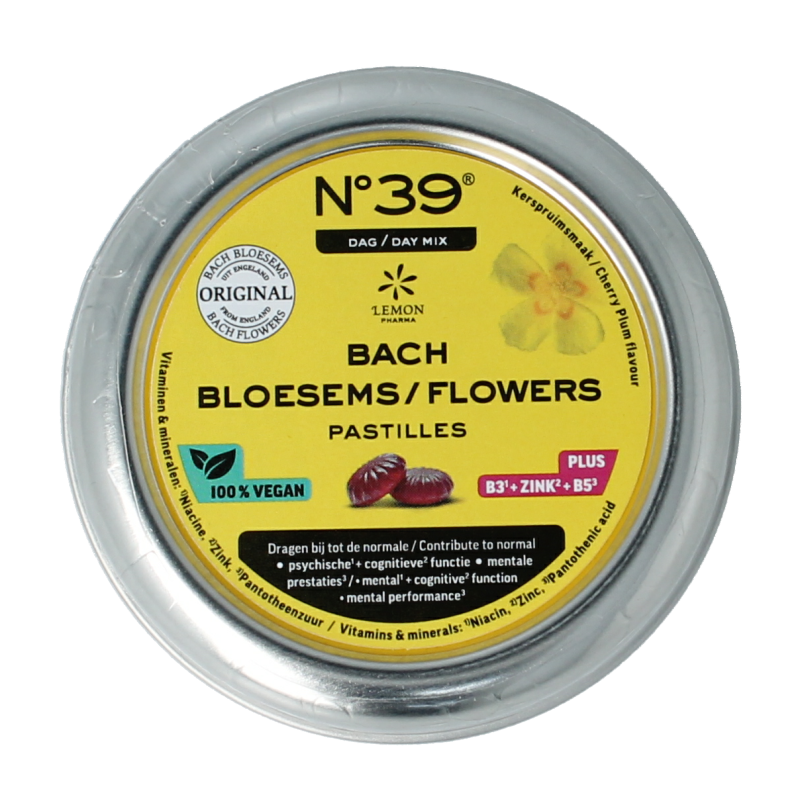 Lemonpharma Bach Pastille vegan noodgeval nr. 39 bio 50 Gram