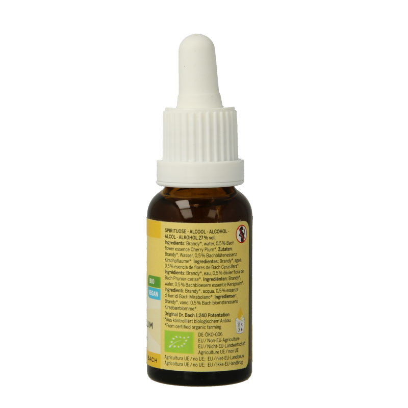 Bach Bloesem Bach bloesemremedies cherry plum bio 20 Milliliter
