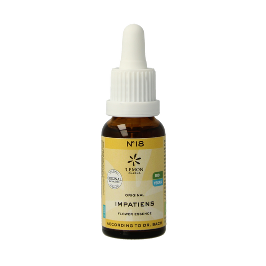 Bach Bloesem Bach bloesemremedies impatiens bio 20 Milliliter