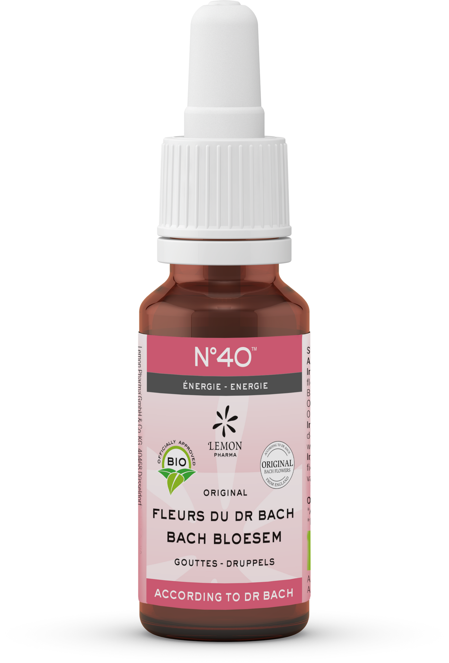 Bach Bloesem Bach bloesems mengeling 40 energie bio  20 Milliliter