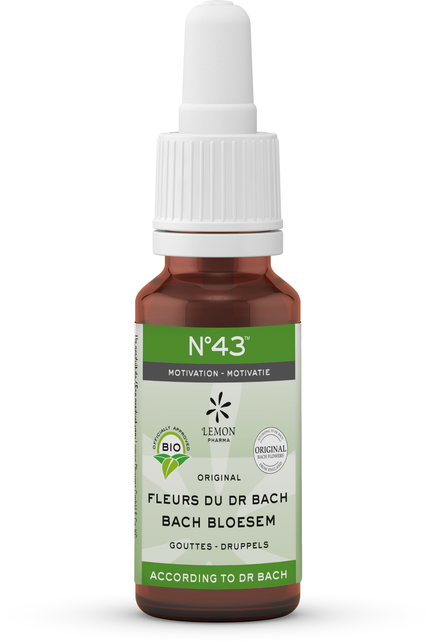 Bach Bloesem Bach bloesems mengeling 43 motivatie bio  20 Milliliter