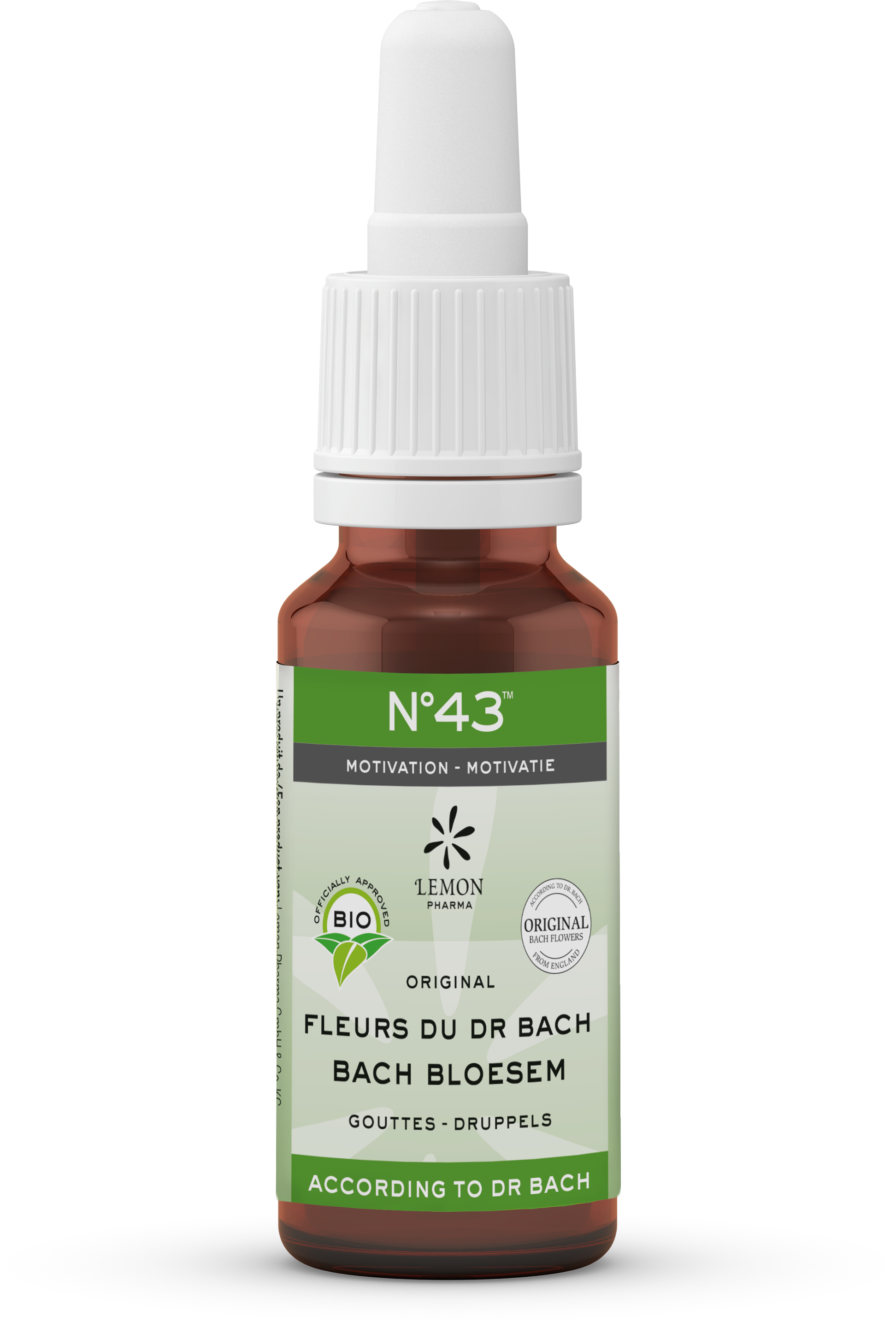 Bach Bloesem Bach bloesems mengeling 43 motivatie bio  20 Milliliter