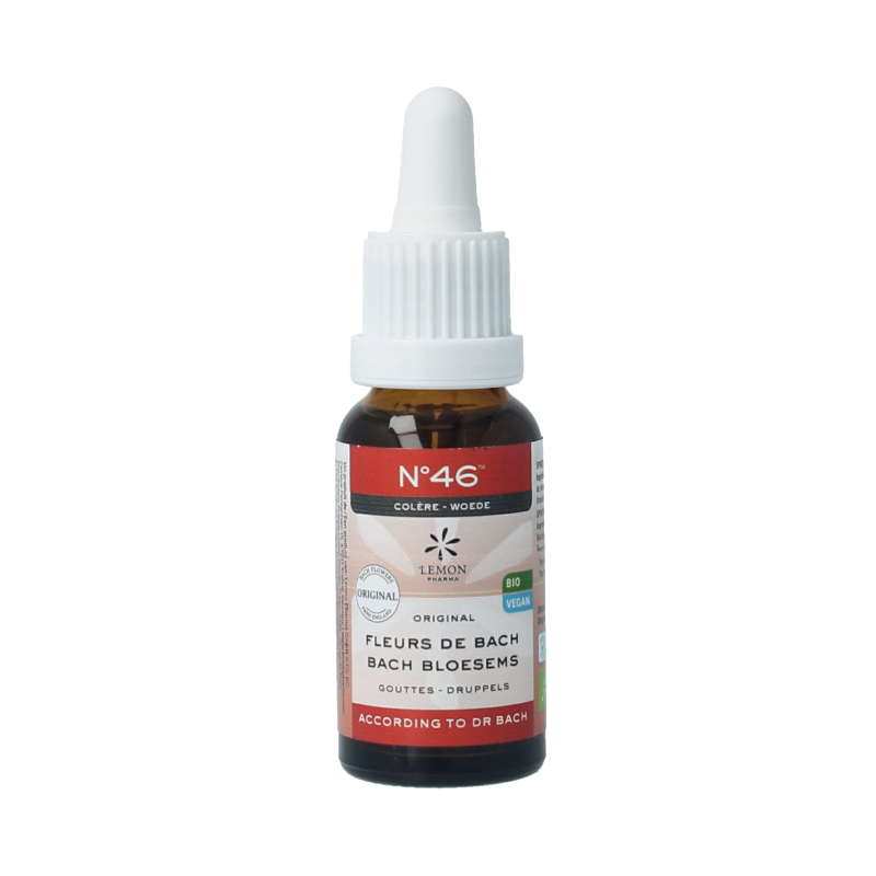 Bach Bloesem Bach bloesems mengeling 46 boosheid bio 20 Milliliter