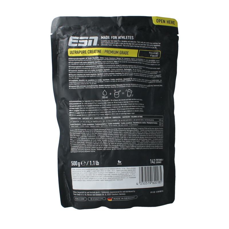 ESN Ultrapure creatine monohydrate 500 Gram