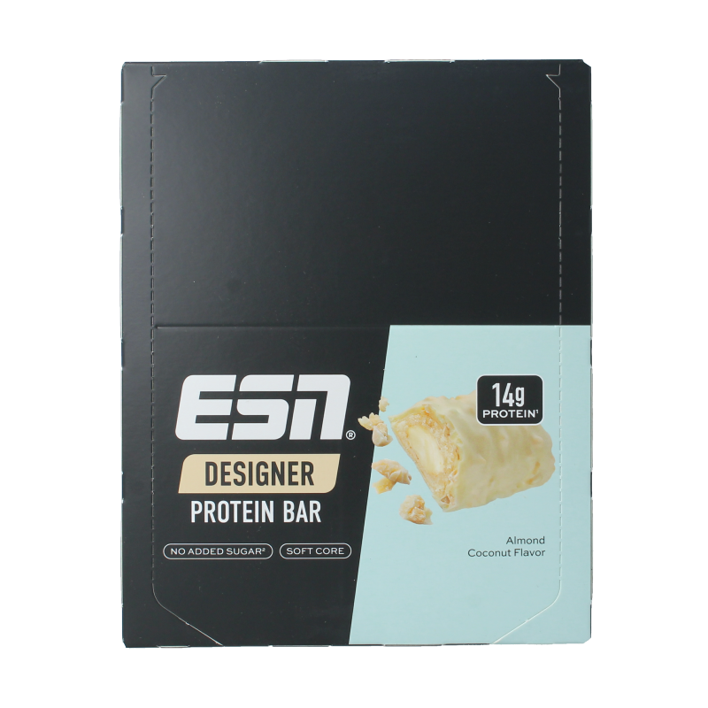 ESN Almond coconut bar 45g 12 Stuks