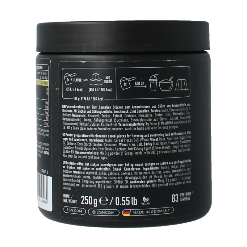 ESN Flavn tasty cinnamon cereal 250 Gram