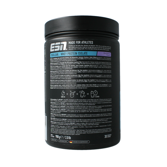 ESN Isoclear whey isolate blackberry 908 Gram