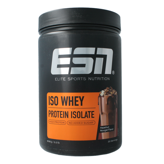 ESN Iso whey protein hazelnut nougat 908 Gram
