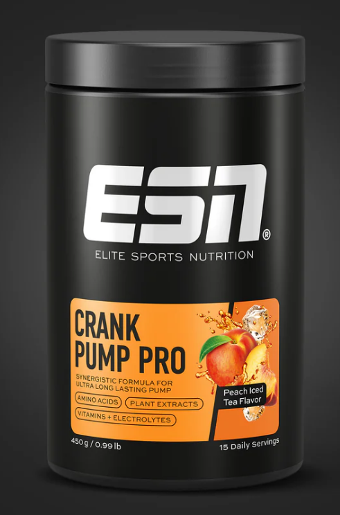 ESN Crank pump pro peach iced tea 30g 25 Stuks