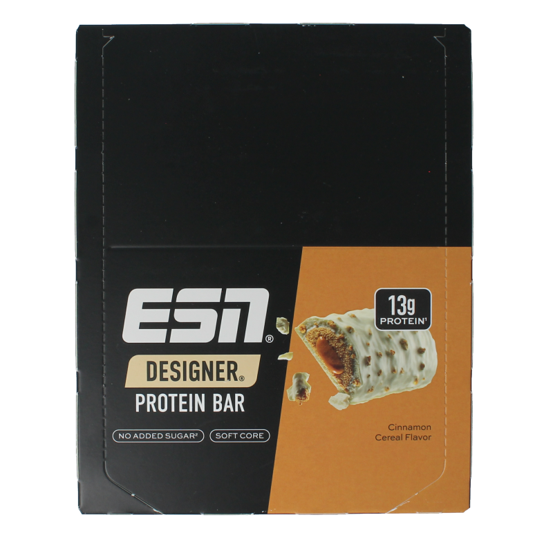 ESN Cinnamon cereal bar 45g 12 Stuks