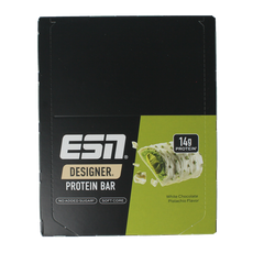 ESN White chocolate pistache bar 45g 12 Stuks