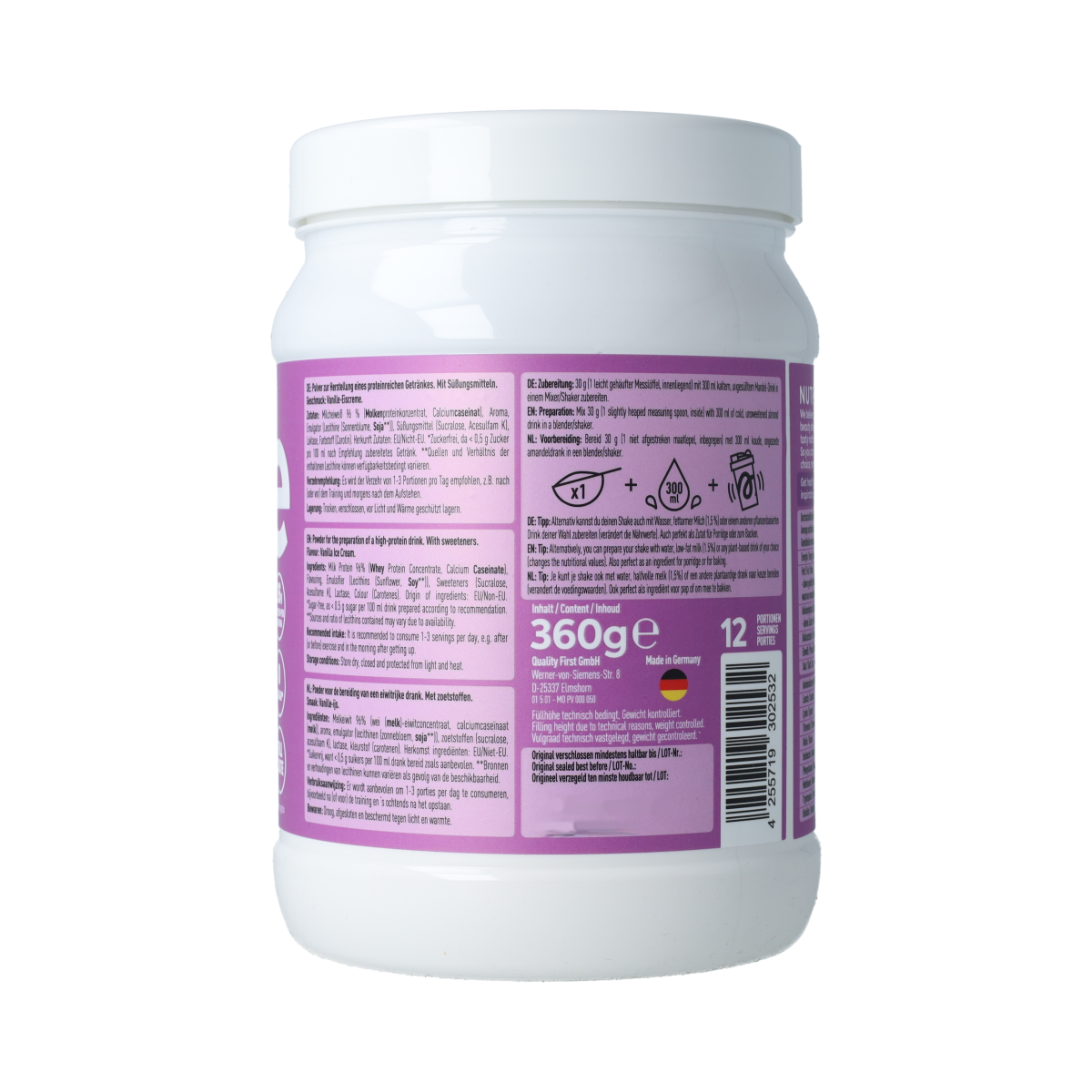 More Protein Milkshake Style Vanilla Ice Cream 360.00 Gram