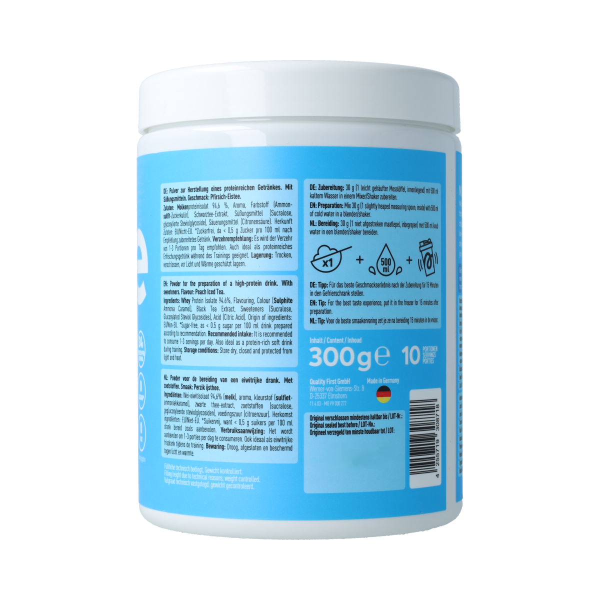 More Nutrition More Clear Iced Tea Style Peach 300.00 Gram – AtHomePharma