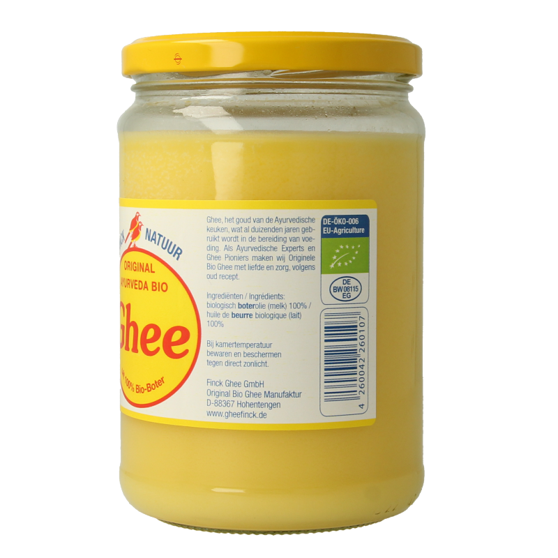 Ghee Finck naturkost geklaarde boter bio 480 Gram