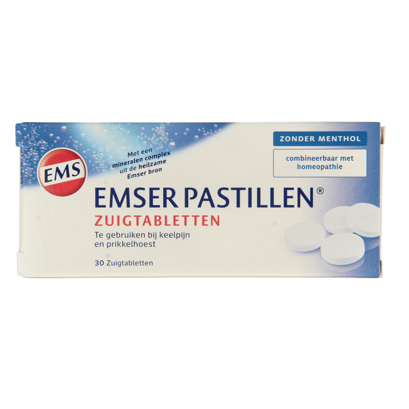 Emser Pastillen zonder menthol 30 Zuigtabletten