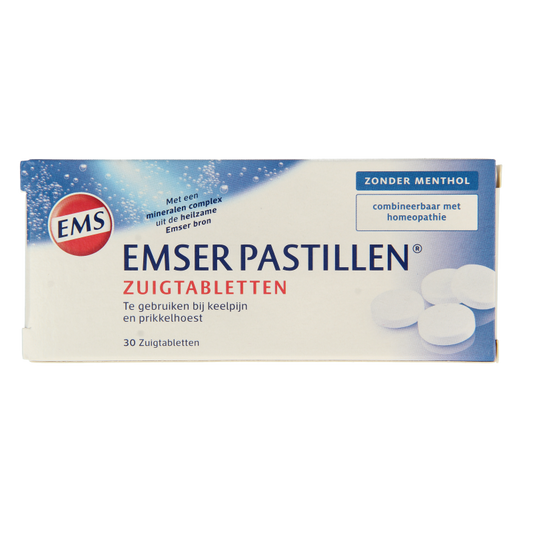 Emser Pastillen zonder menthol 30 Zuigtabletten