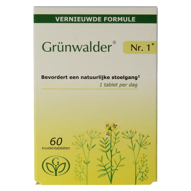 Grunwalder Nr. 1 stoelgang  60 Tabletten