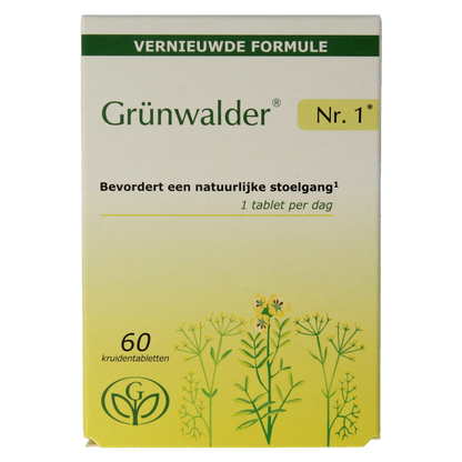 Grunwalder Nr. 1 stoelgang  60 Tabletten
