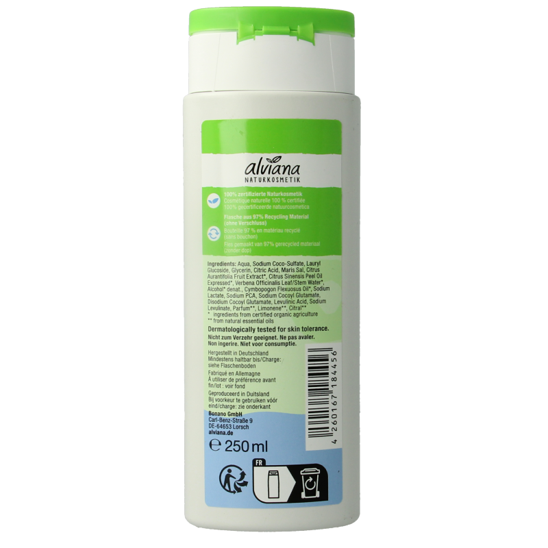 Alviana Douchegel feel fresh 250 Milliliter