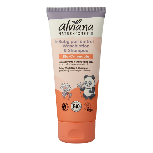 Alviana Baby waslotion en shampoo 200 Milliliter