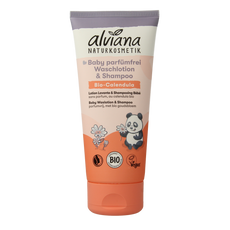 Alviana Baby waslotion en shampoo 200.00 Milliliter