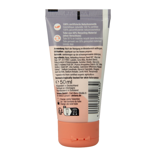 Alviana Baby creme voor de billetjes 50 Milliliter