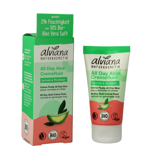 Alviana All day aloe creme fluid 50 Milliliter
