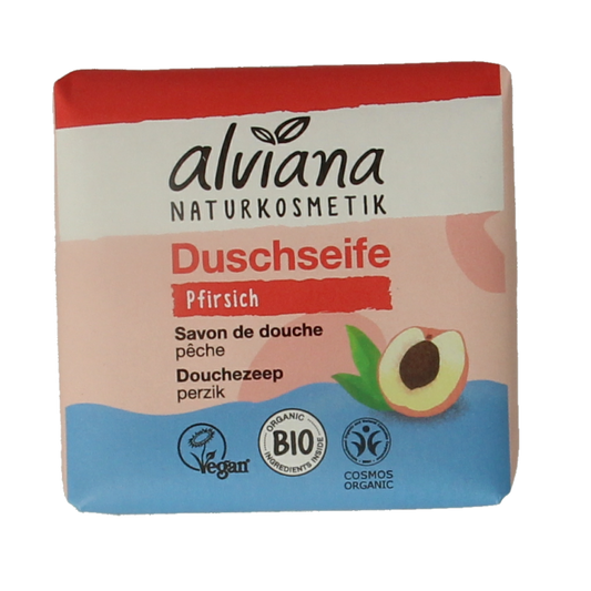 Alviana Douchezeep bodywash bar perzik 100 Gram