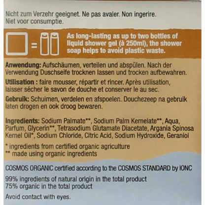 Alviana Douchezeep bodywash bar argan 100.00 Gram