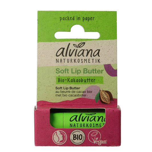 Alviana Lip butter soft met cacaoboter 5.00 Gram