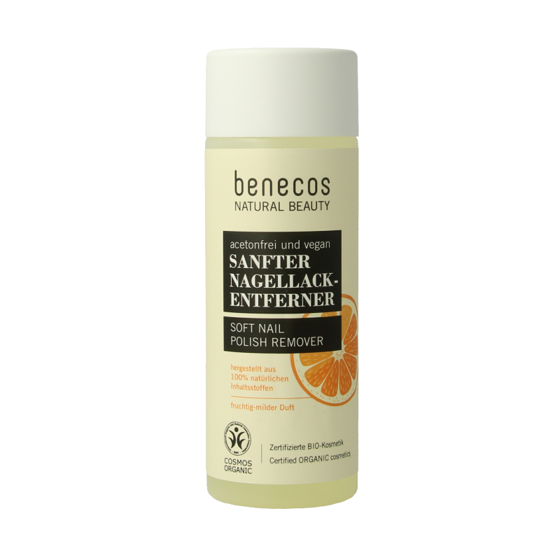 Benecos natural beauty Vegan nagellak remover plantbased 125 Milliliter