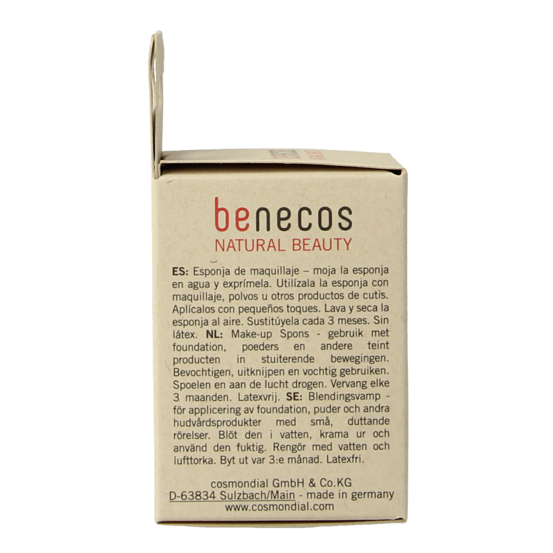 Benecos natural beauty Natural make-up sponge 1 Stuks