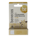 Benecos natural beauty Natural lipbalm vanilla in box 1.00 Stuks