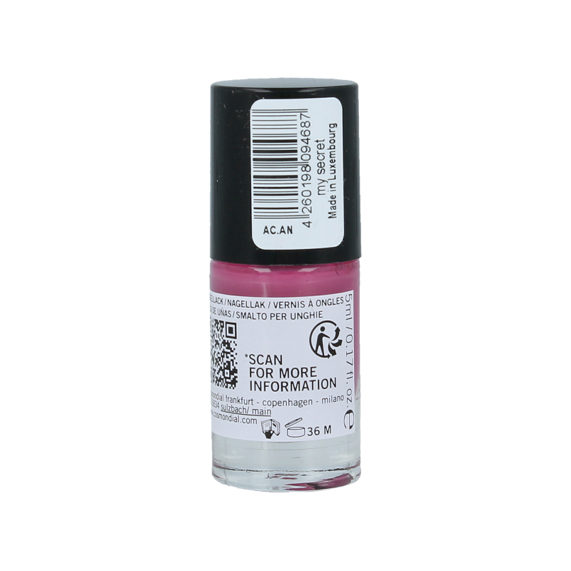 Benecos natural beauty Vegan nail polish my secret 20-free plantbased 5 Milliliter