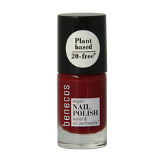 Benecos natural beauty Vegan nail polish cherry red 20-free plantbased 5.00 Milliliter