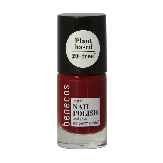 Benecos natural beauty Vegan nail polish cherry red 20-free plantbased 5 Milliliter