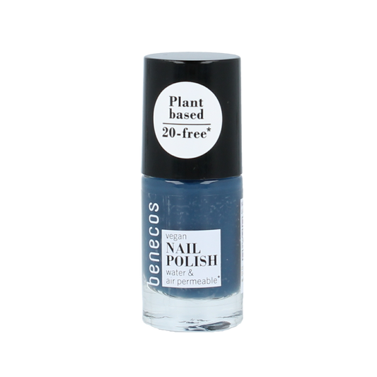 Benecos natural beauty Vegan nail polish nordic blue 20-free plantbased 5.00 Milliliter