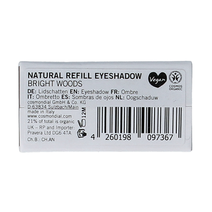 Benecos natural beauty Natural refill eyeshadow bright woods 1.00 Stuks