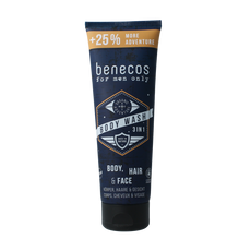 Benecos natural beauty Bio for men only body, hair & face wash 250.00 Milliliter