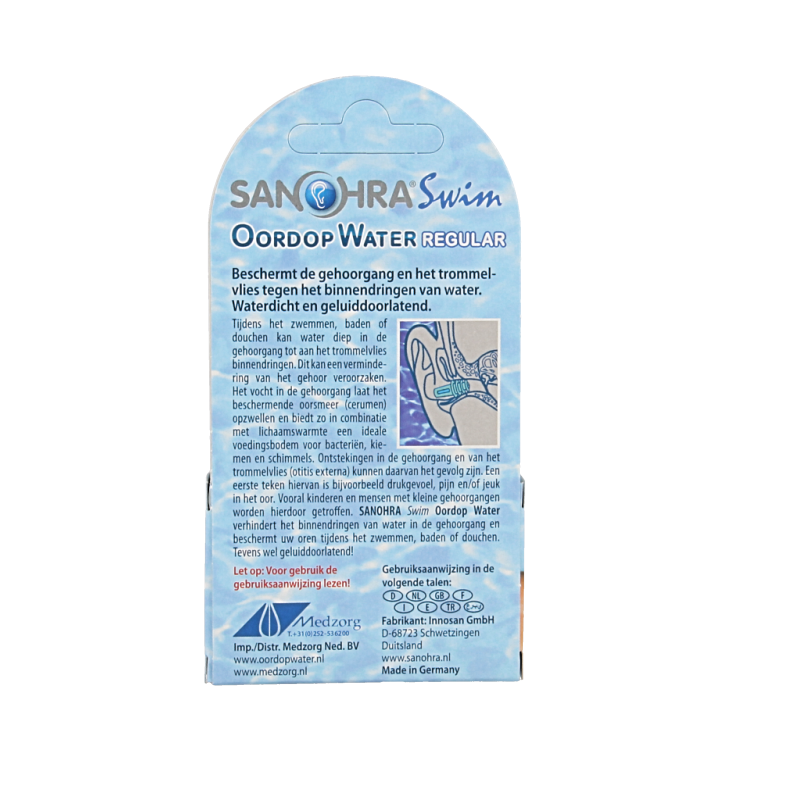 Sanohra Oordoppen water swim regular volwassen 1 Paar