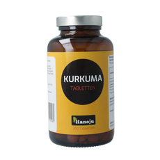 Hanoju Kurkumapoeder 500mg 300 Tabletten