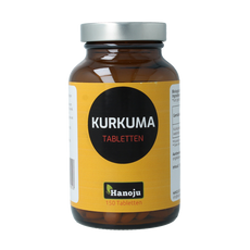 Hanoju Kurkumapoeder 500mg 150 Tabletten