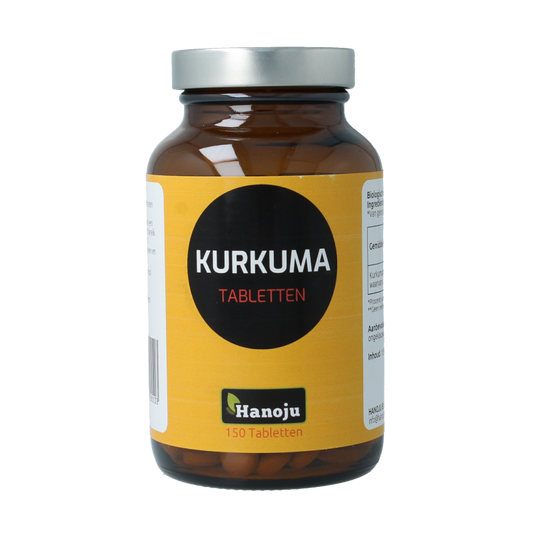 Hanoju Kurkumapoeder 500mg 150 Tabletten