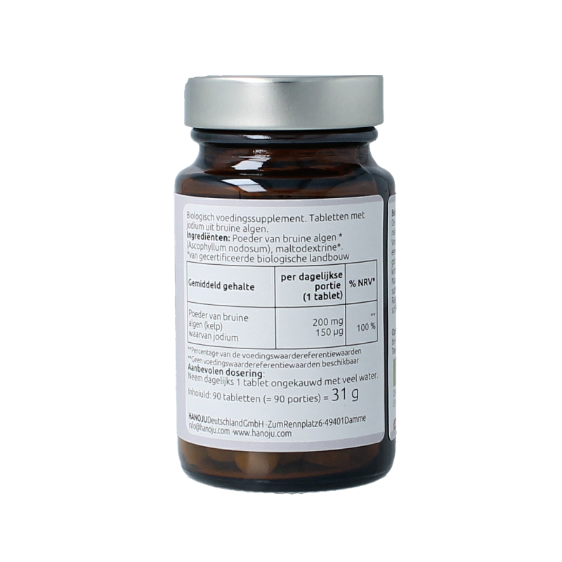 Hanoju Organische kelp bio 90 Tabletten