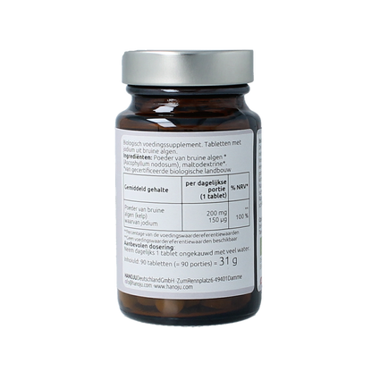 Hanoju Organische kelp bio 90.00 Tabletten