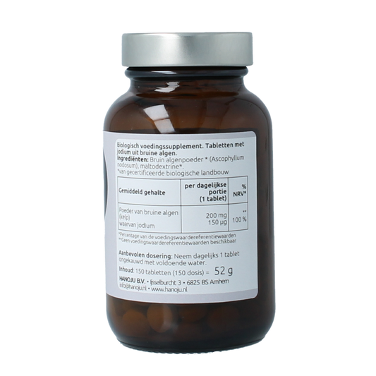 Hanoju Organische kelp 345mg 150.00 Tabletten