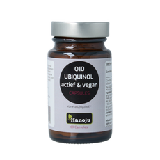 Hanoju Ubiquinol kaneka actief & vegan 60.00 Capsules